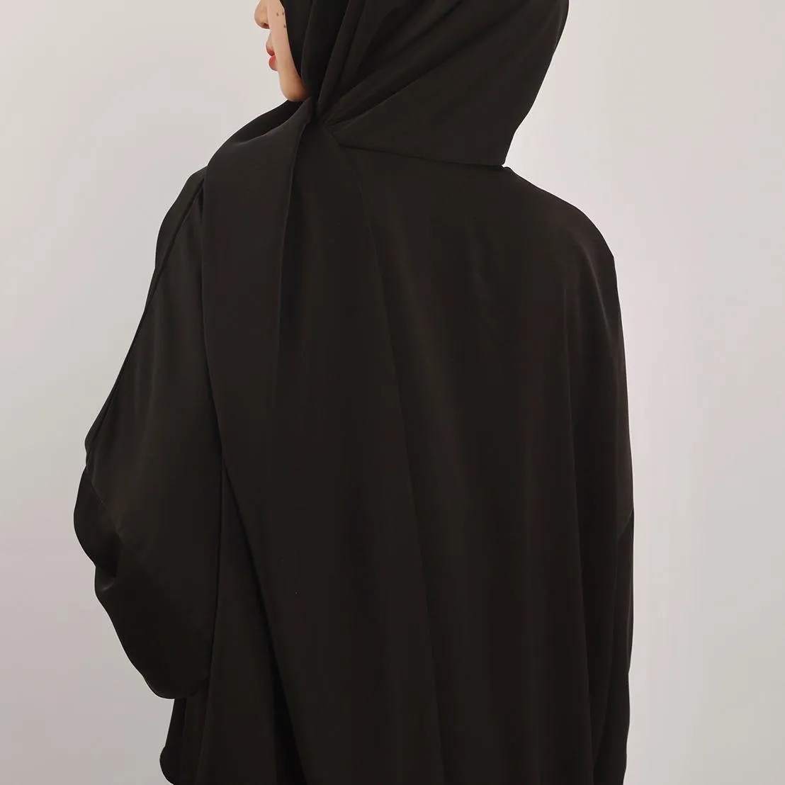 MA001 Hijab Attached Hoodie Abaya