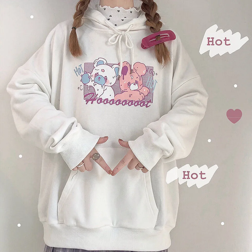 Melting Candy Bear Hoodie