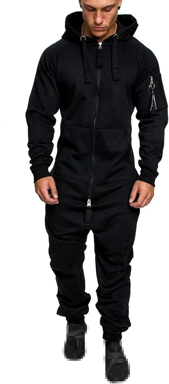 Men’s Autumn Winter Cosy Jumpsuit Jogger S35678921