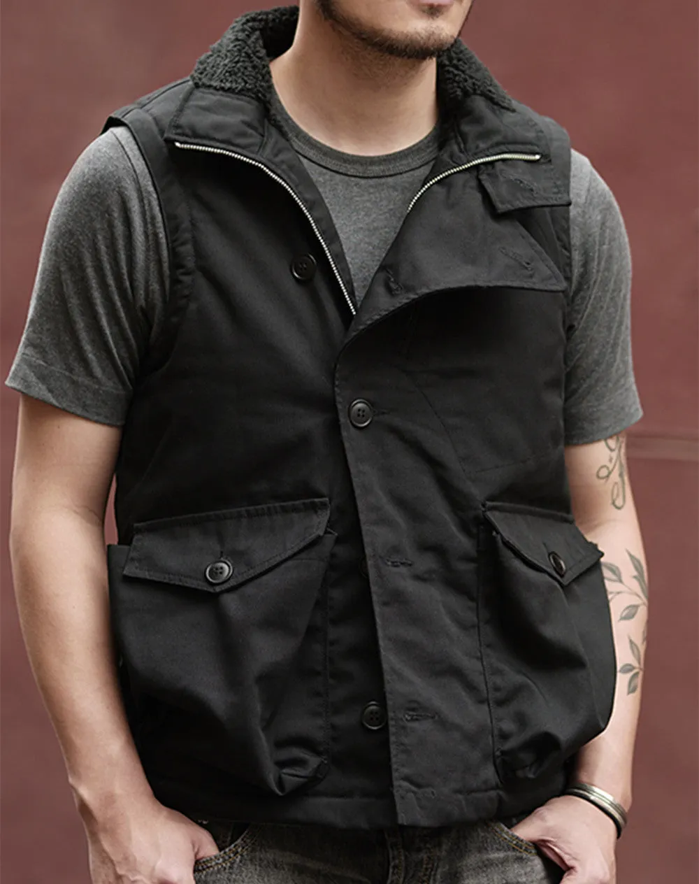 Men's Winter Aviator Vest