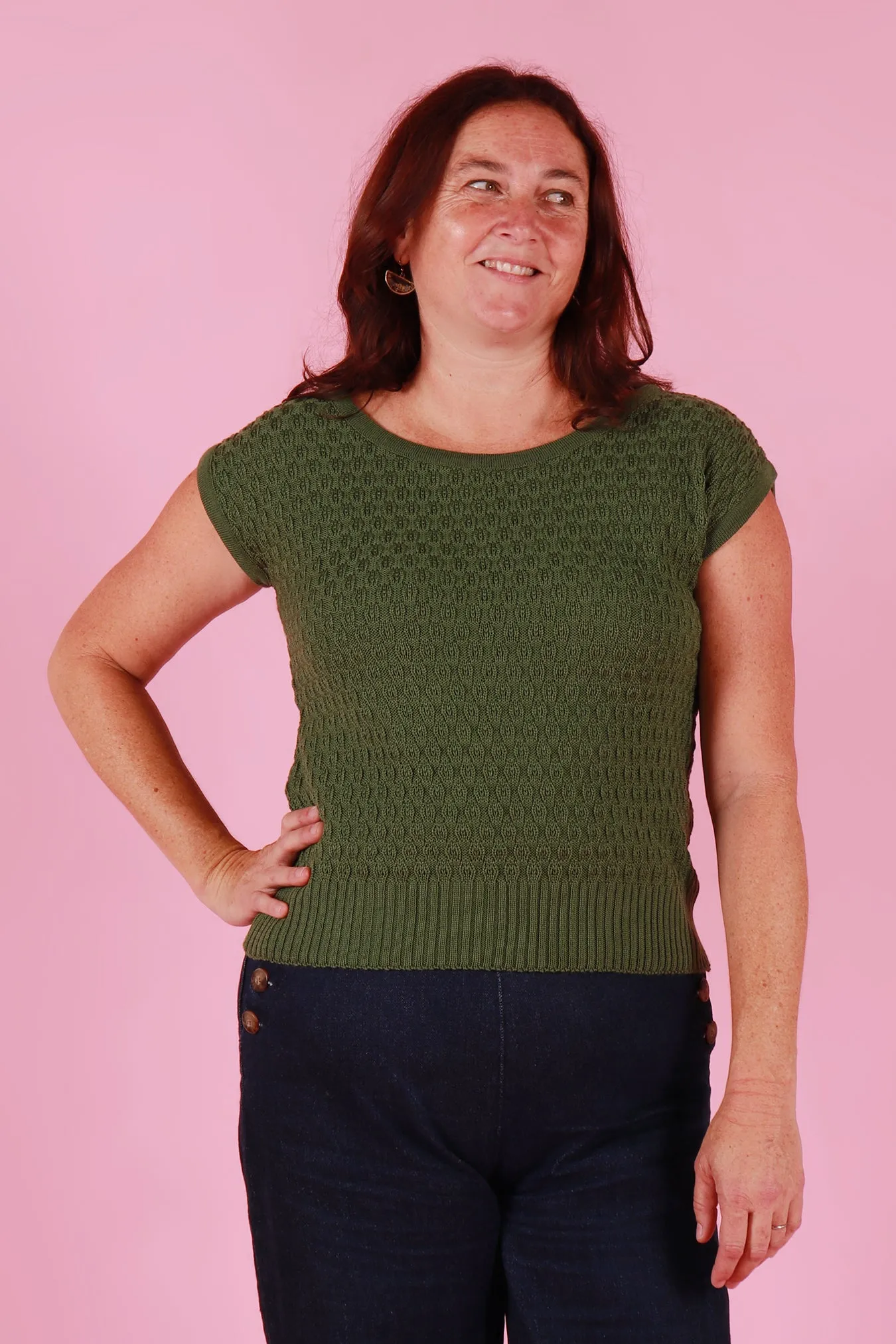 Michelle Knit Top Pickle