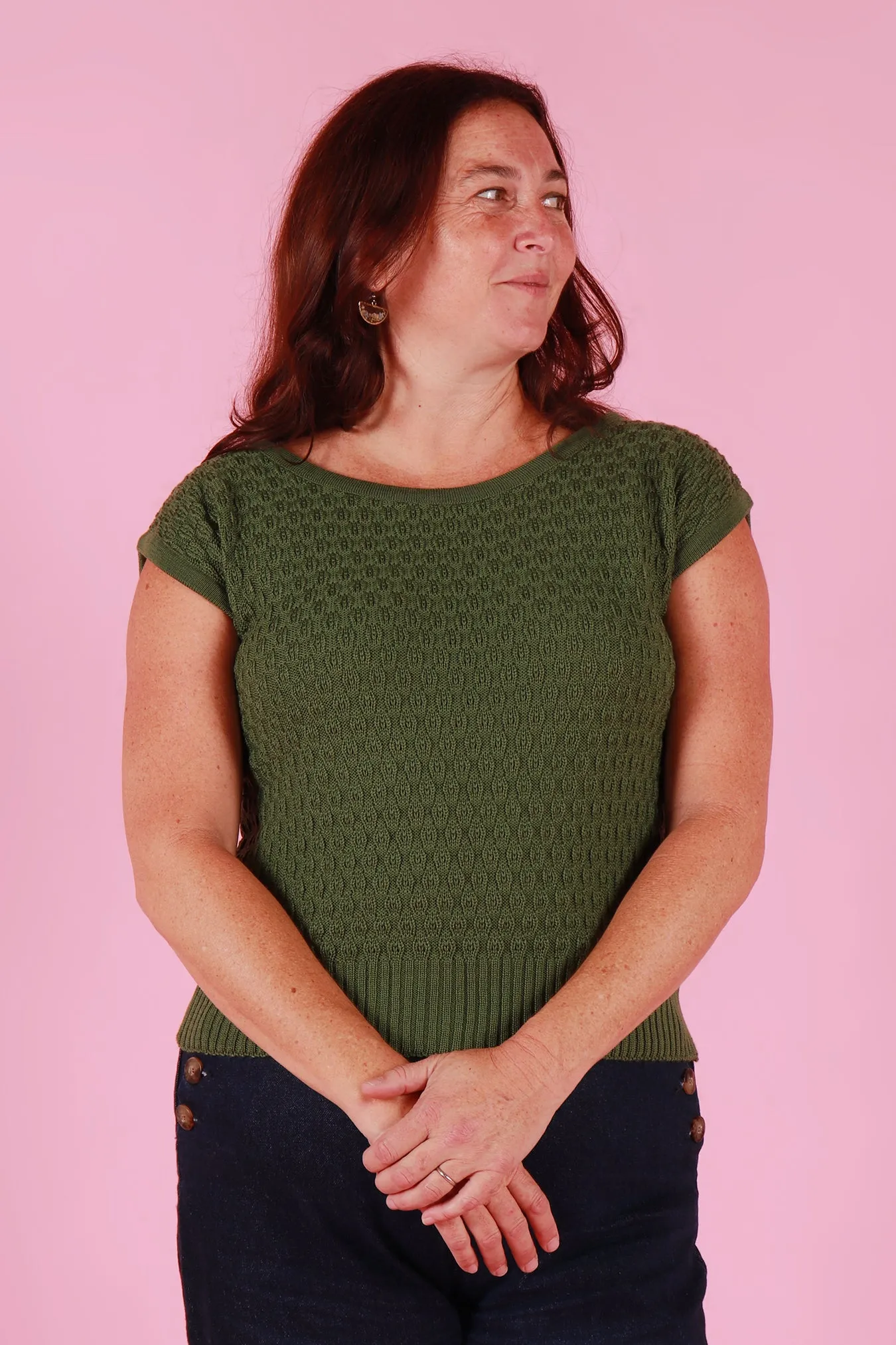 Michelle Knit Top Pickle