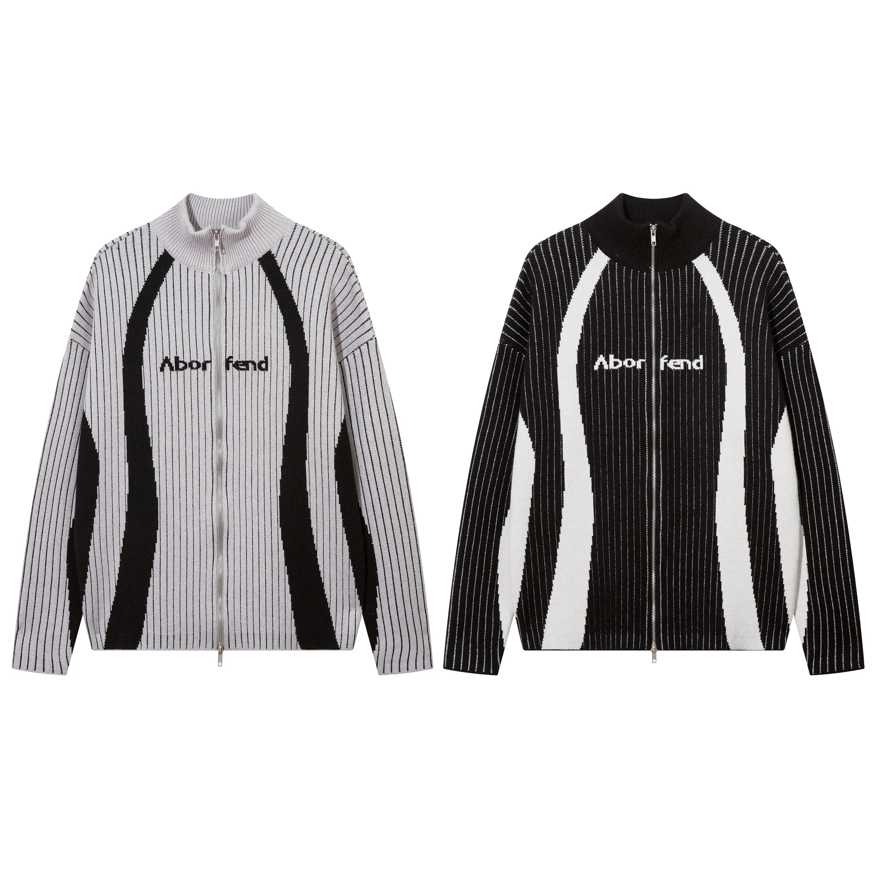 Mono Stripe | Urban Stripe Monochrome Jacket