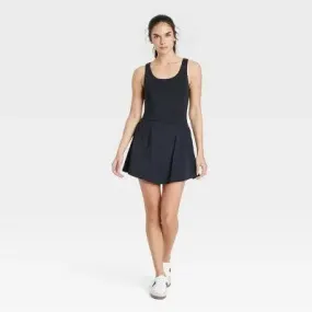 New - JoyLab Women's Knit Lace Up Active Athletic Tennis Dress with Pockets