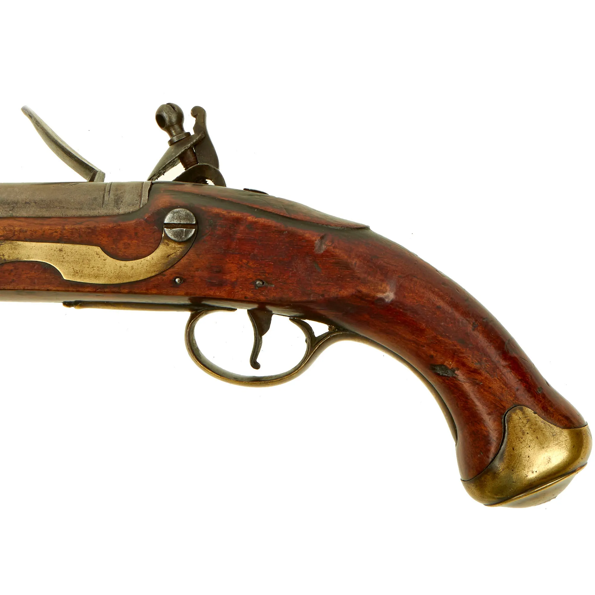 Original British Napoleonic P-1796 Light Dragoon Flintlock Pistol Marked to the 11th Light Dragoons - Waterloo Participant