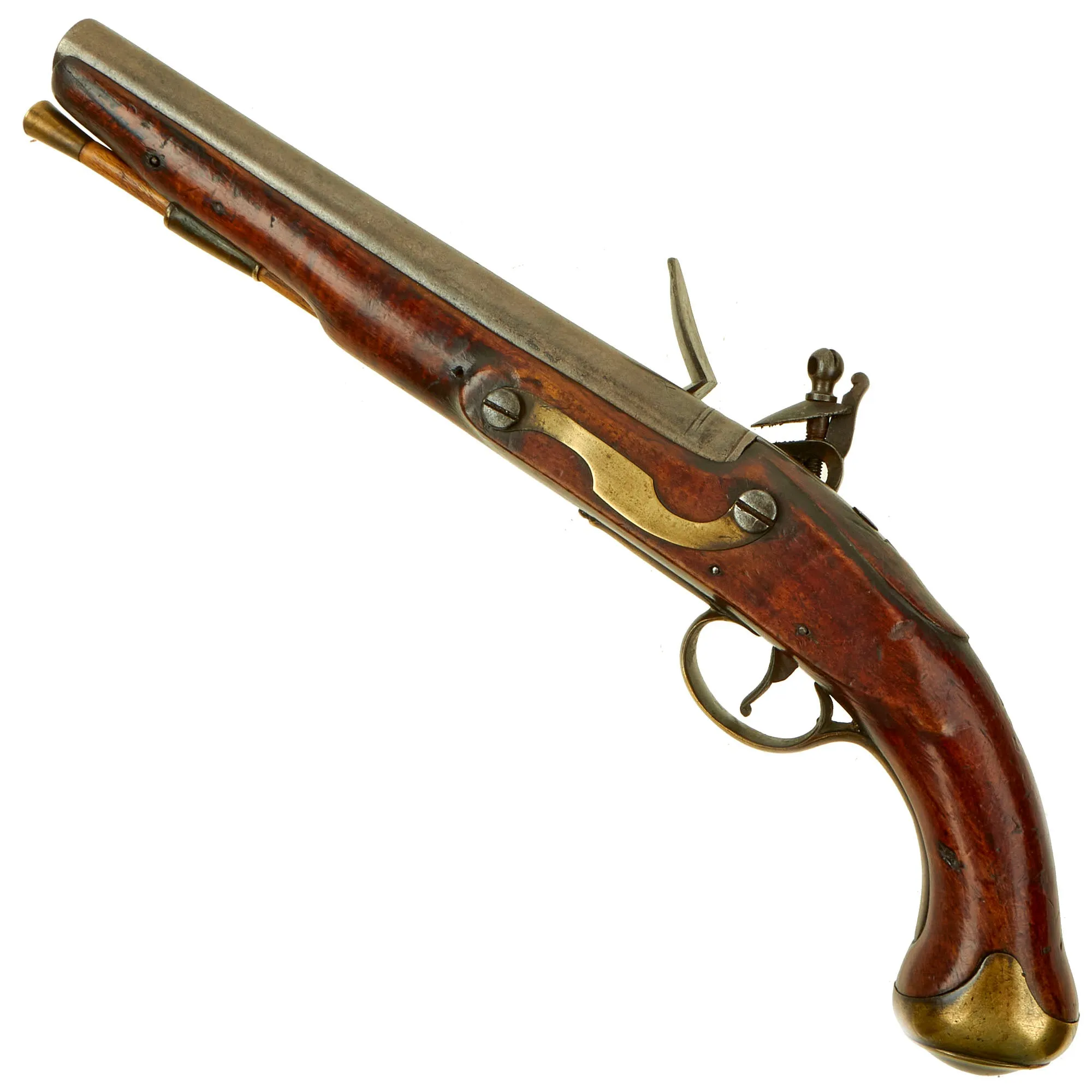 Original British Napoleonic P-1796 Light Dragoon Flintlock Pistol Marked to the 11th Light Dragoons - Waterloo Participant