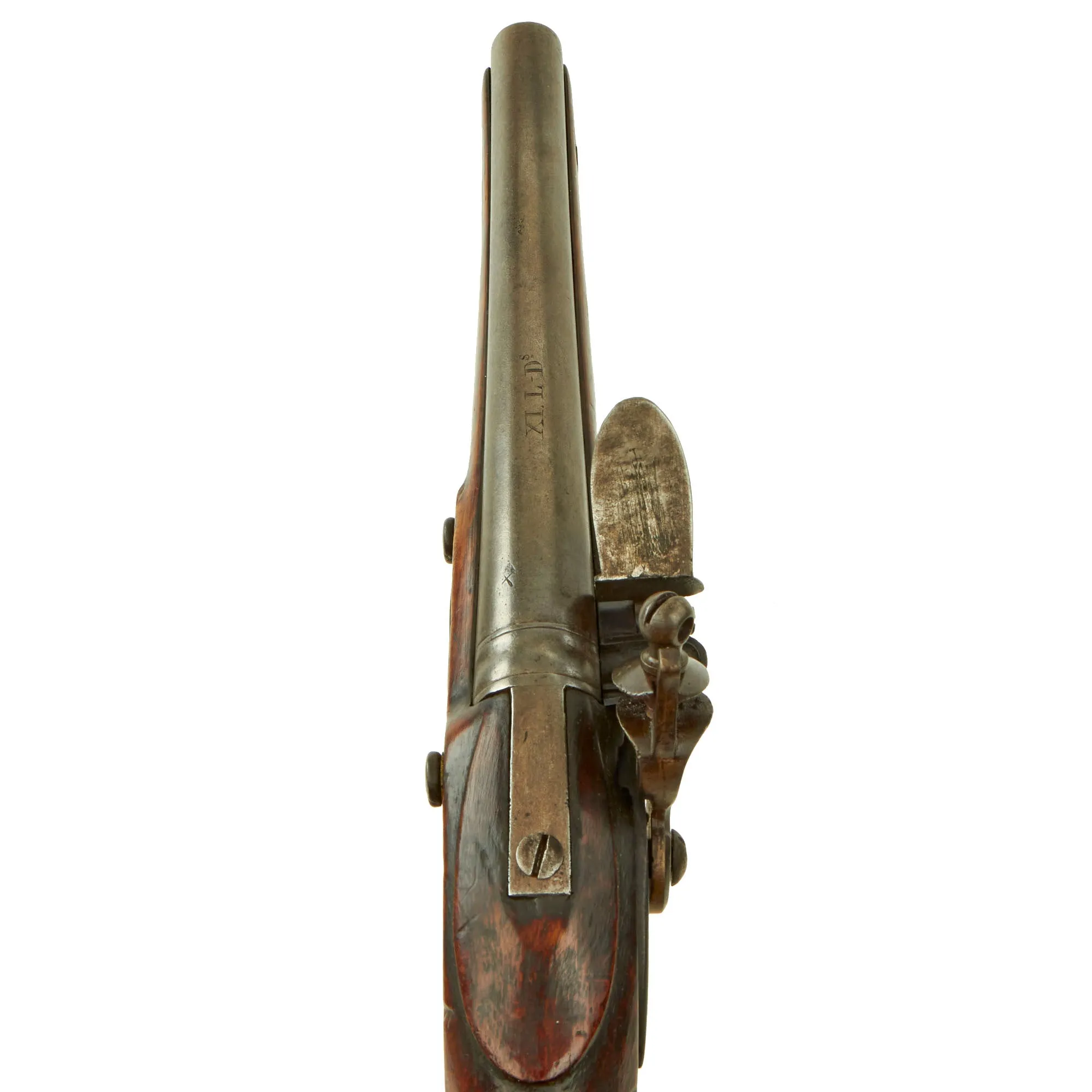 Original British Napoleonic P-1796 Light Dragoon Flintlock Pistol Marked to the 11th Light Dragoons - Waterloo Participant