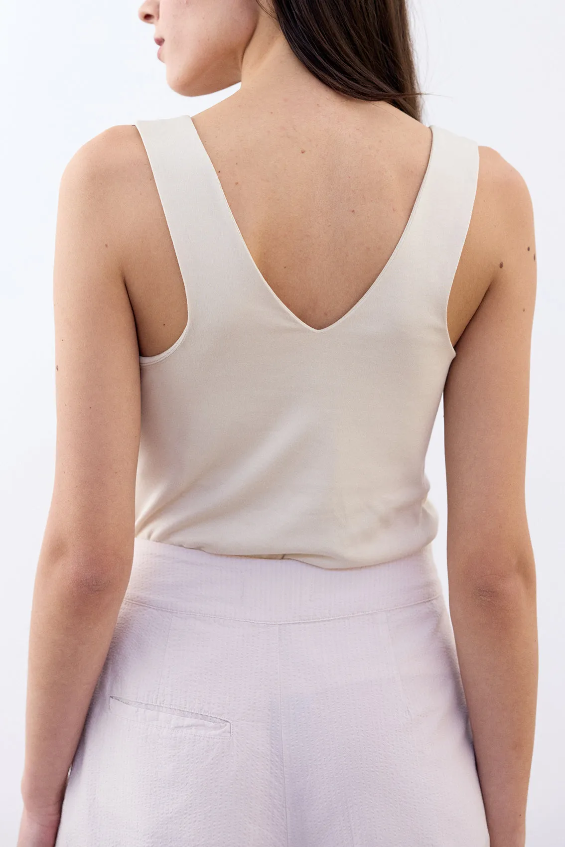 Pima Cotton Tank Top - Crudo