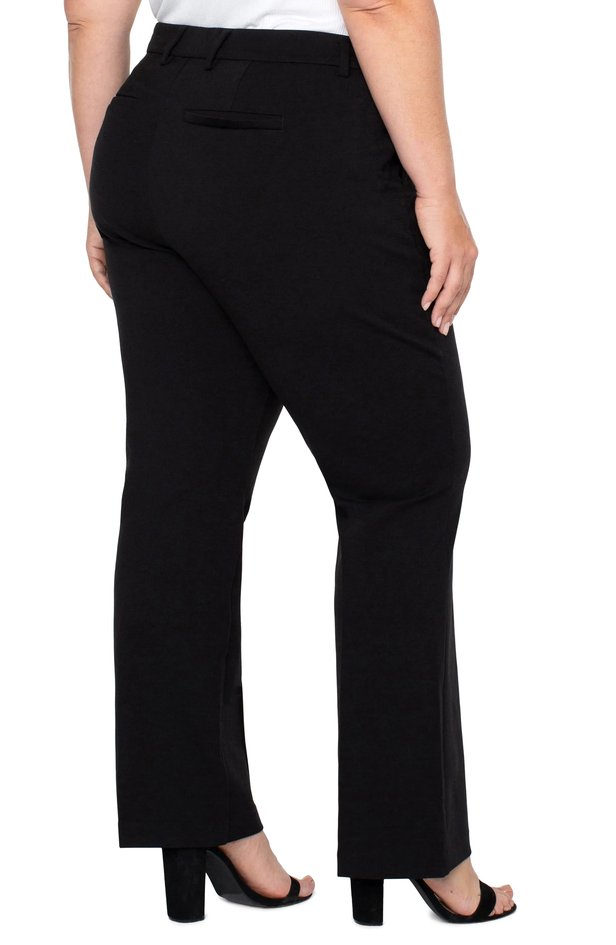 PLUS KELSEY FLARE TROUSER SUPER STRETCH PONTE