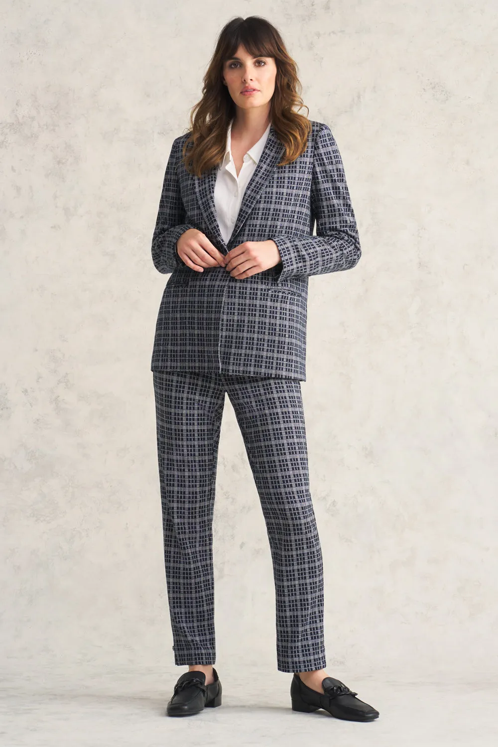 Ponte Check Blazer