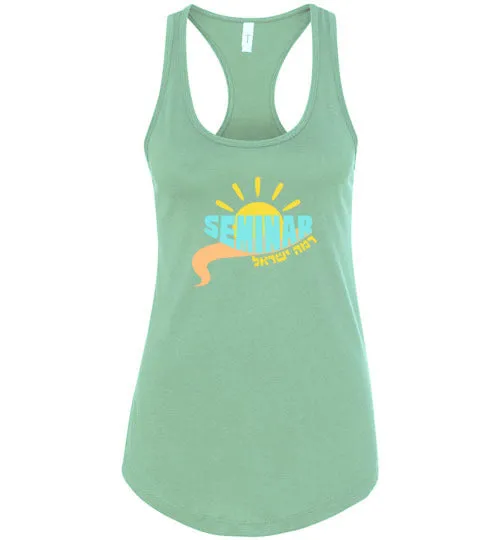 Ramah Israel Seminar Racerback Tank - Sun logo