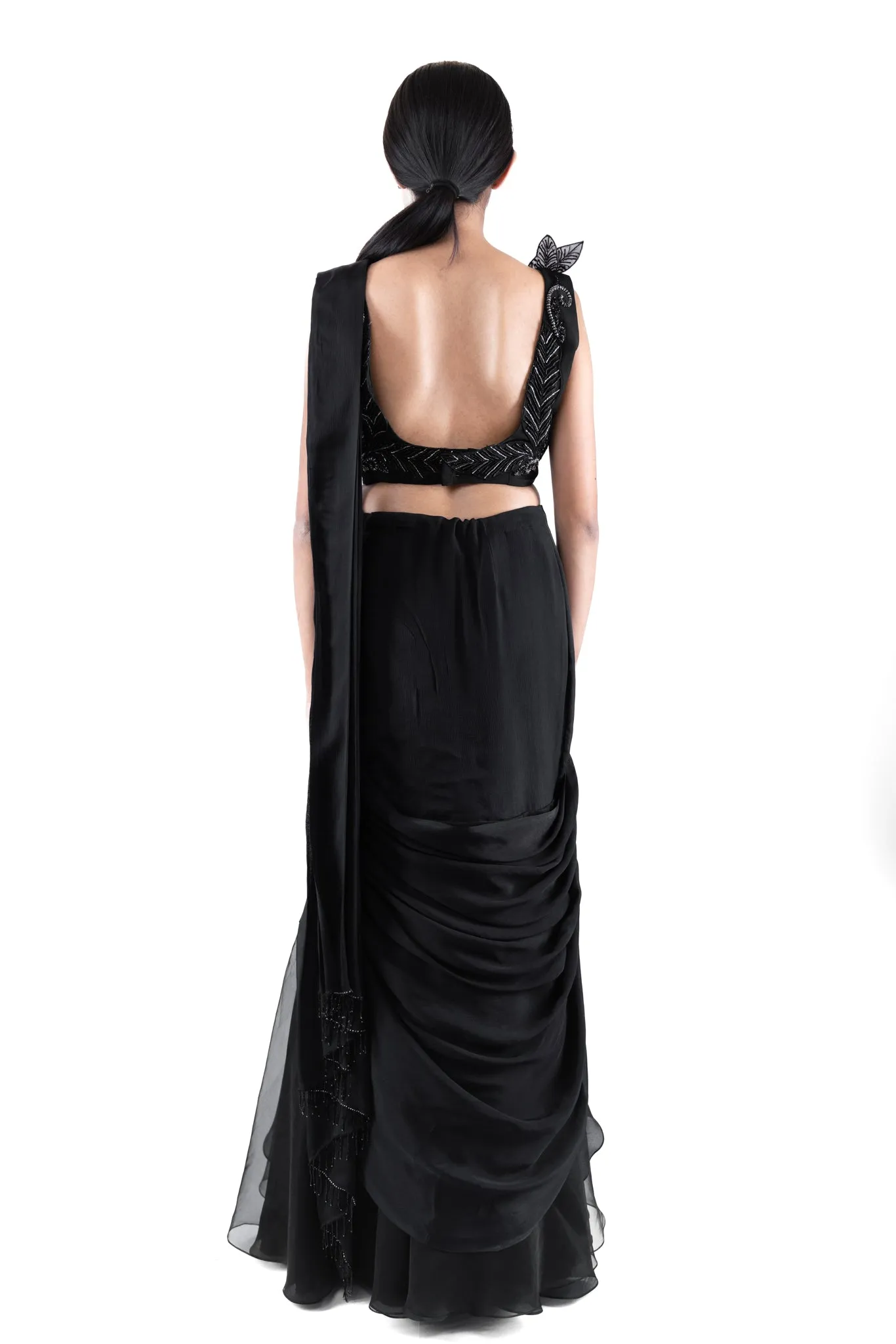 Raven Black Concept Saree