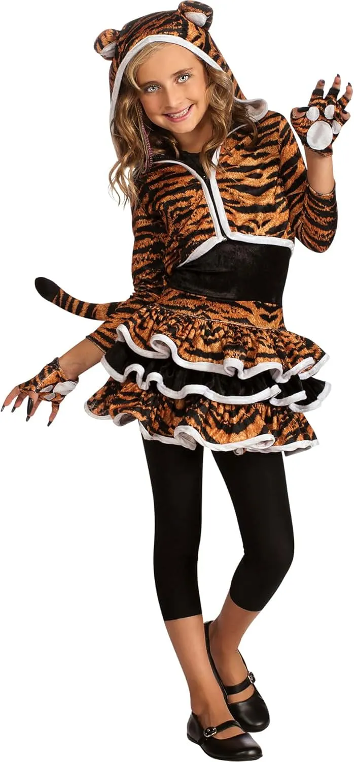 Rubie's Tigress Hoodie Costume - Girls