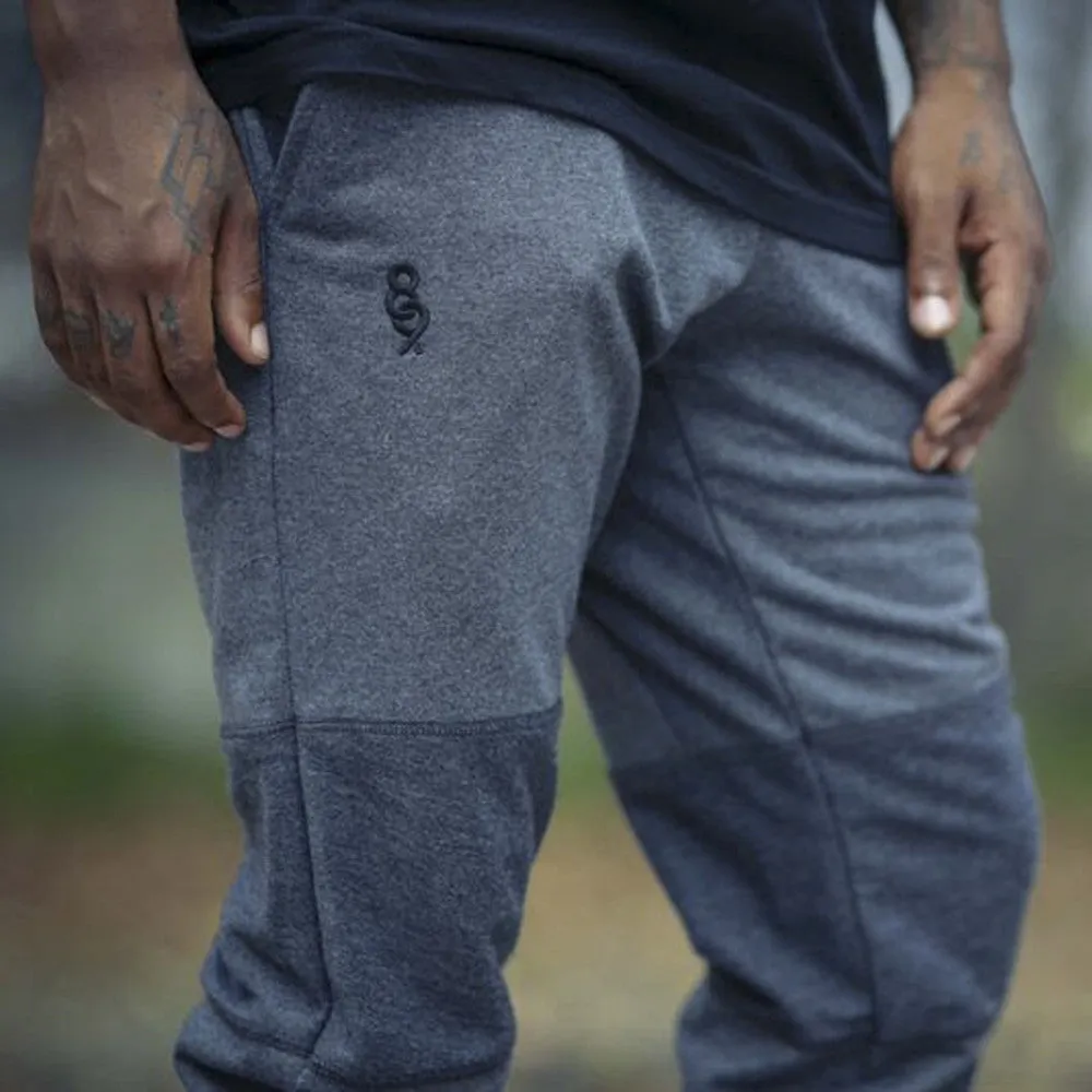 Rudimental Paneled Terry Joggers Charcoal