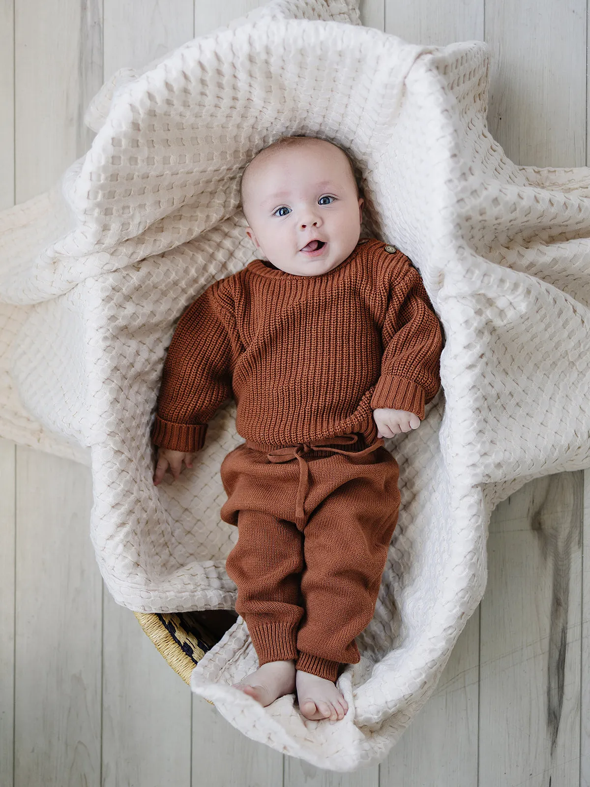 Rust Knit Sweater