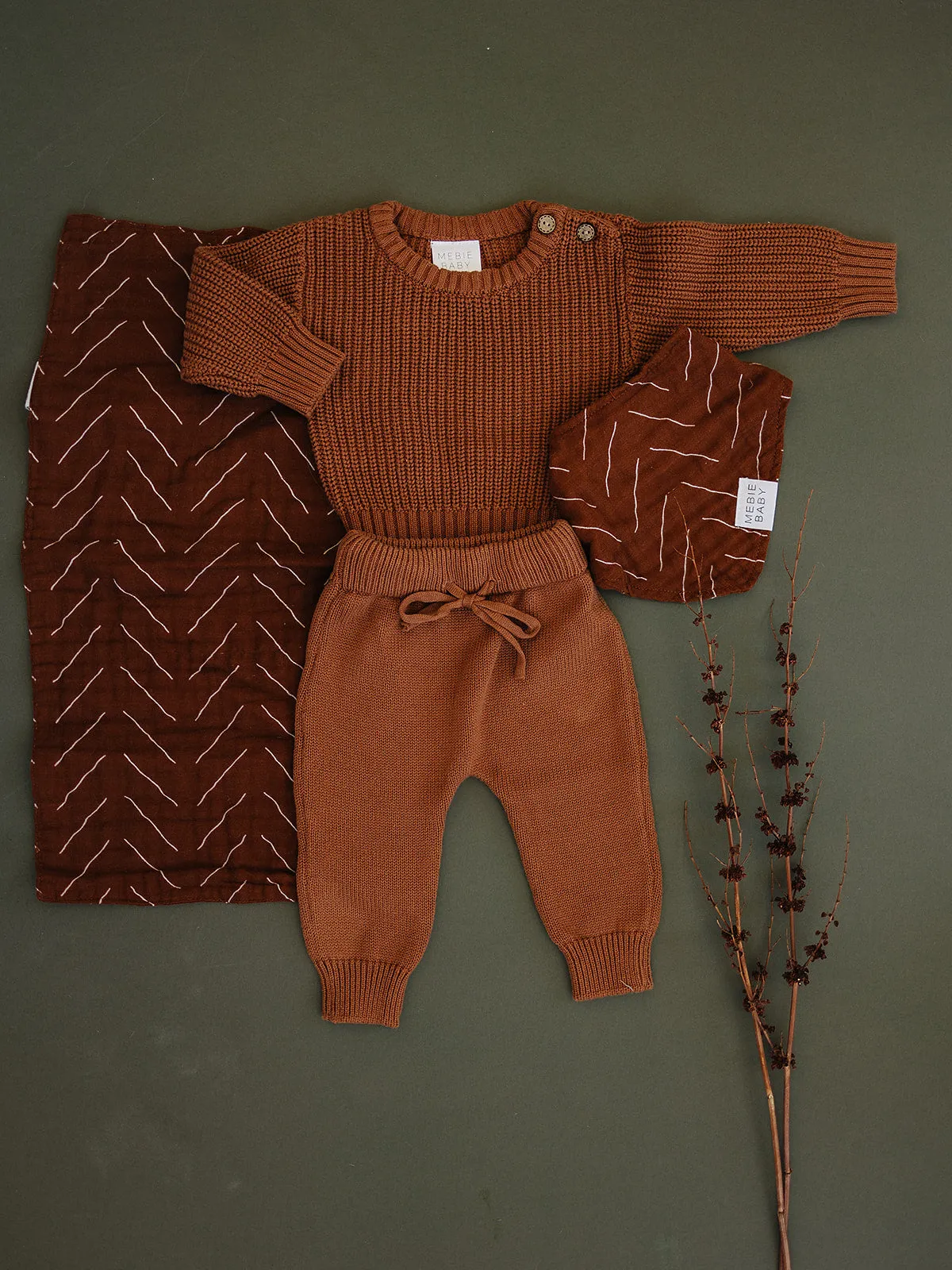 Rust Knit Sweater