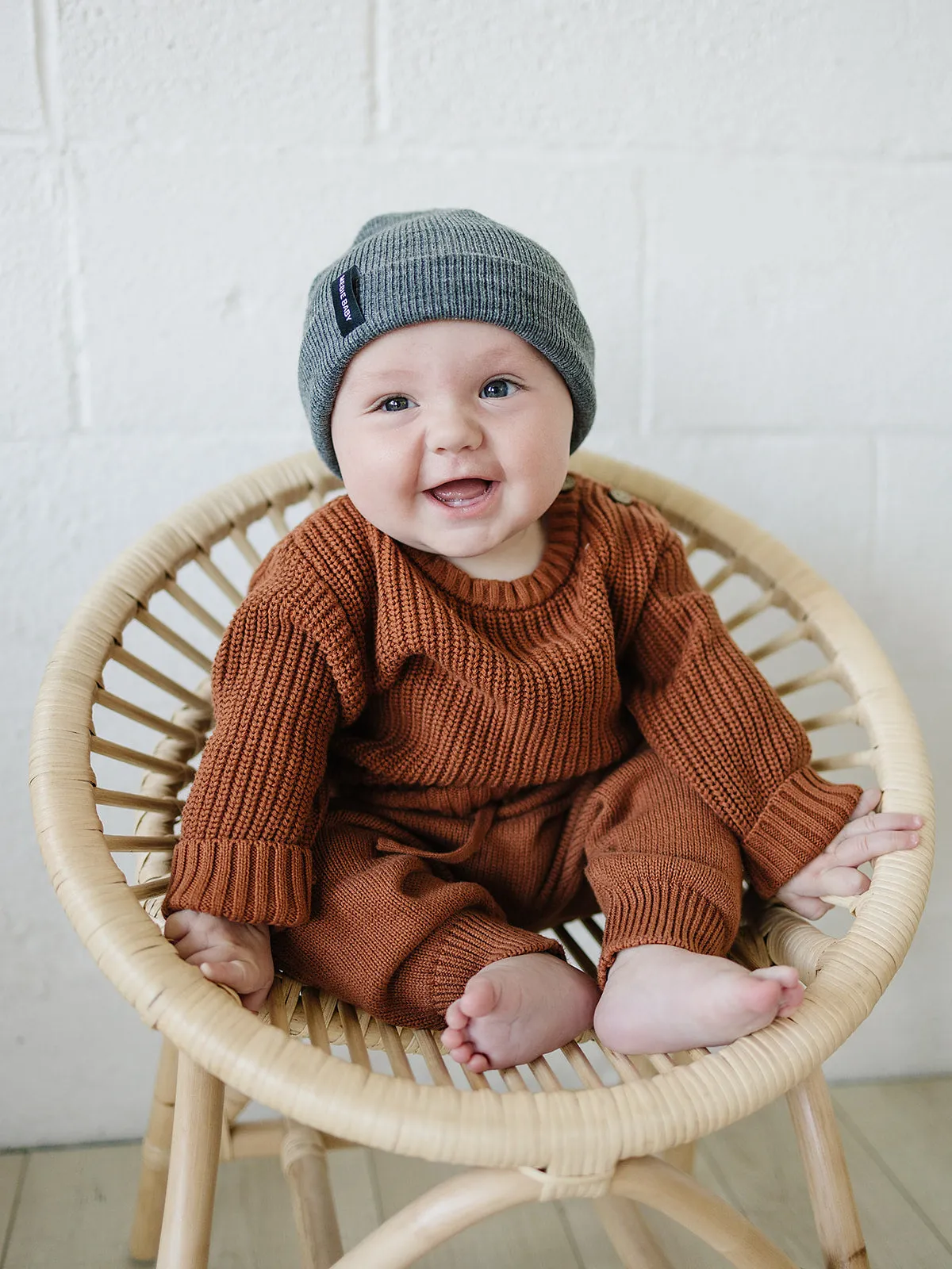 Rust Knit Sweater