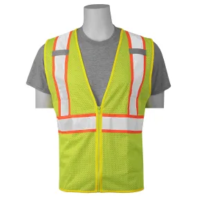 S384 CL2 Mesh Safety Vest with Contrasting Trim 1PC