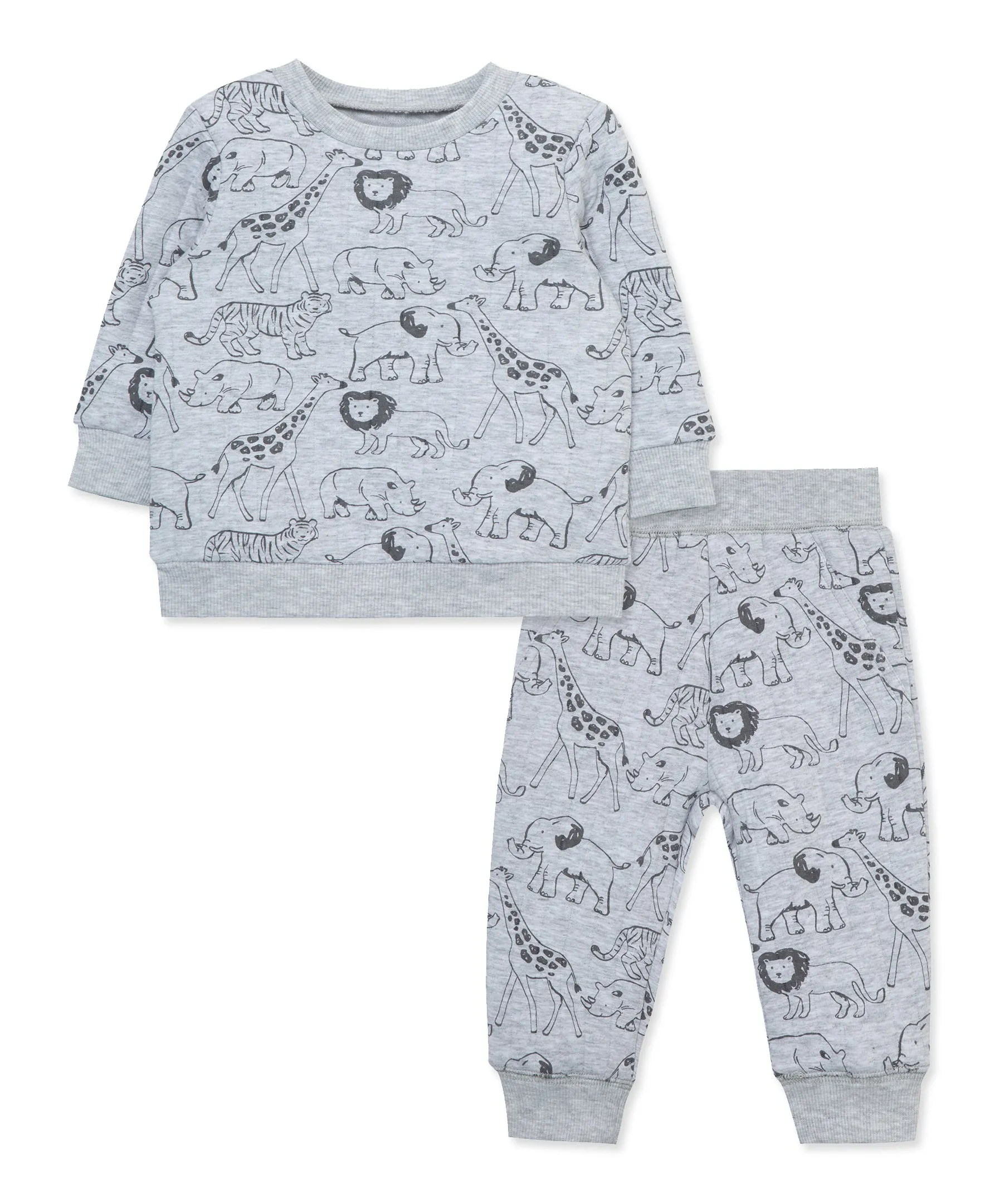 Safari Sweatshirt Set (2T-4T)