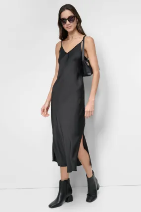 SATIN SLIP DRESS