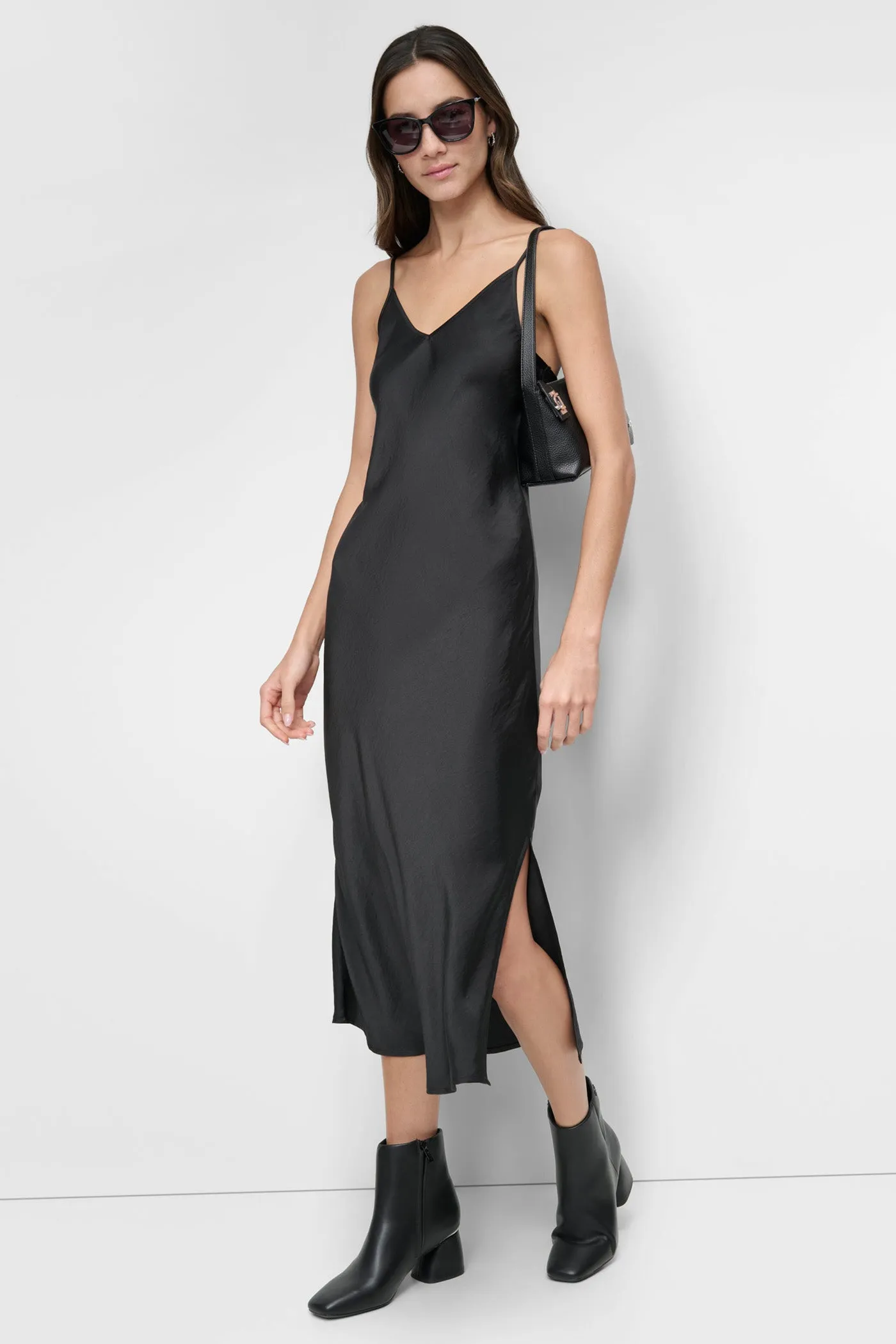 SATIN SLIP DRESS