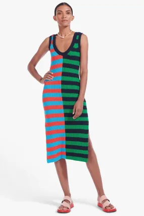 SEASHORE DRESS | CABANA STRIPE DARK