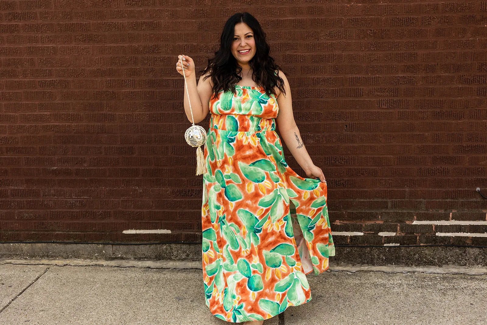 skye dress in floral