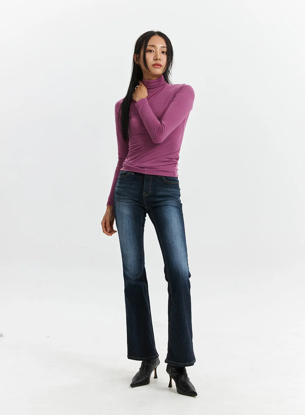 Slim Fit Funnel Neck Sweater CD320