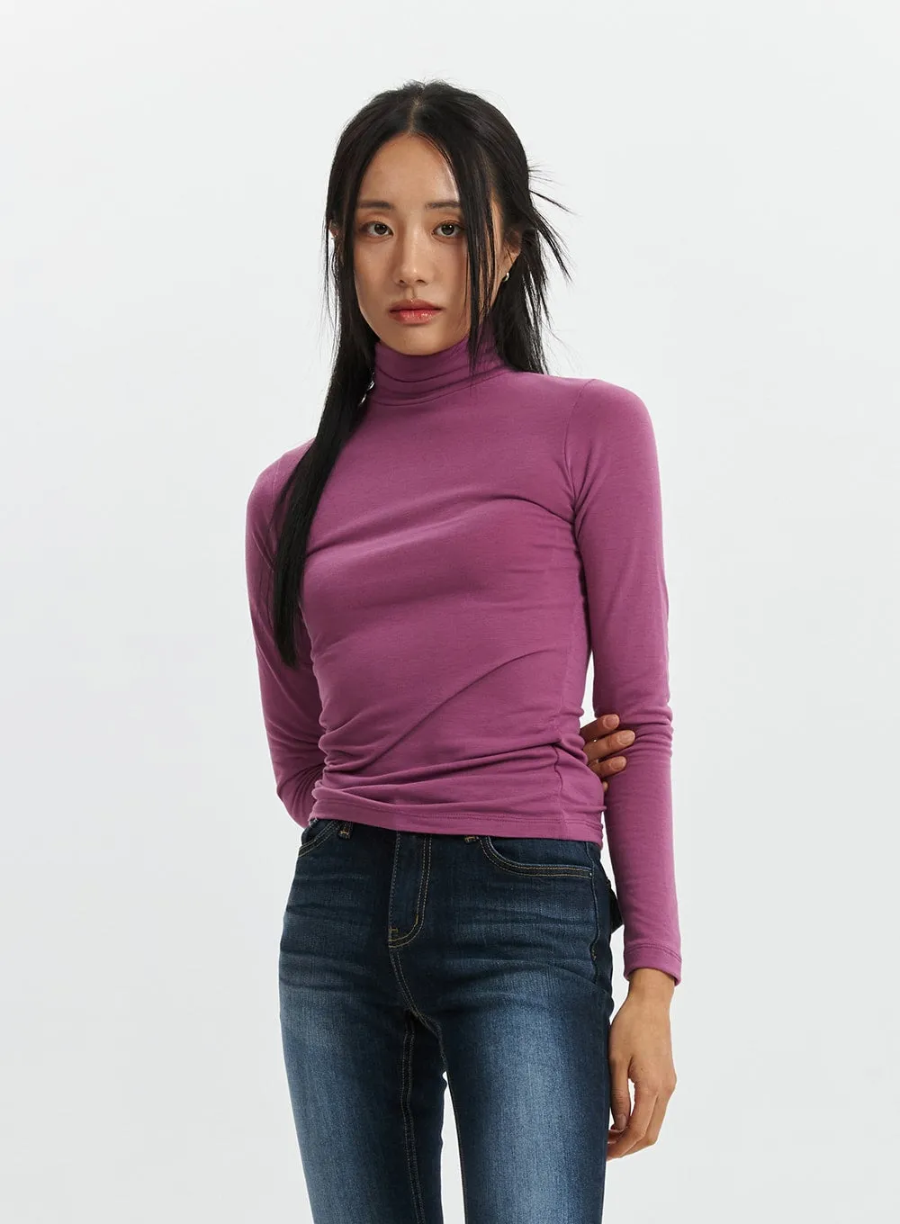 Slim Fit Funnel Neck Sweater CD320