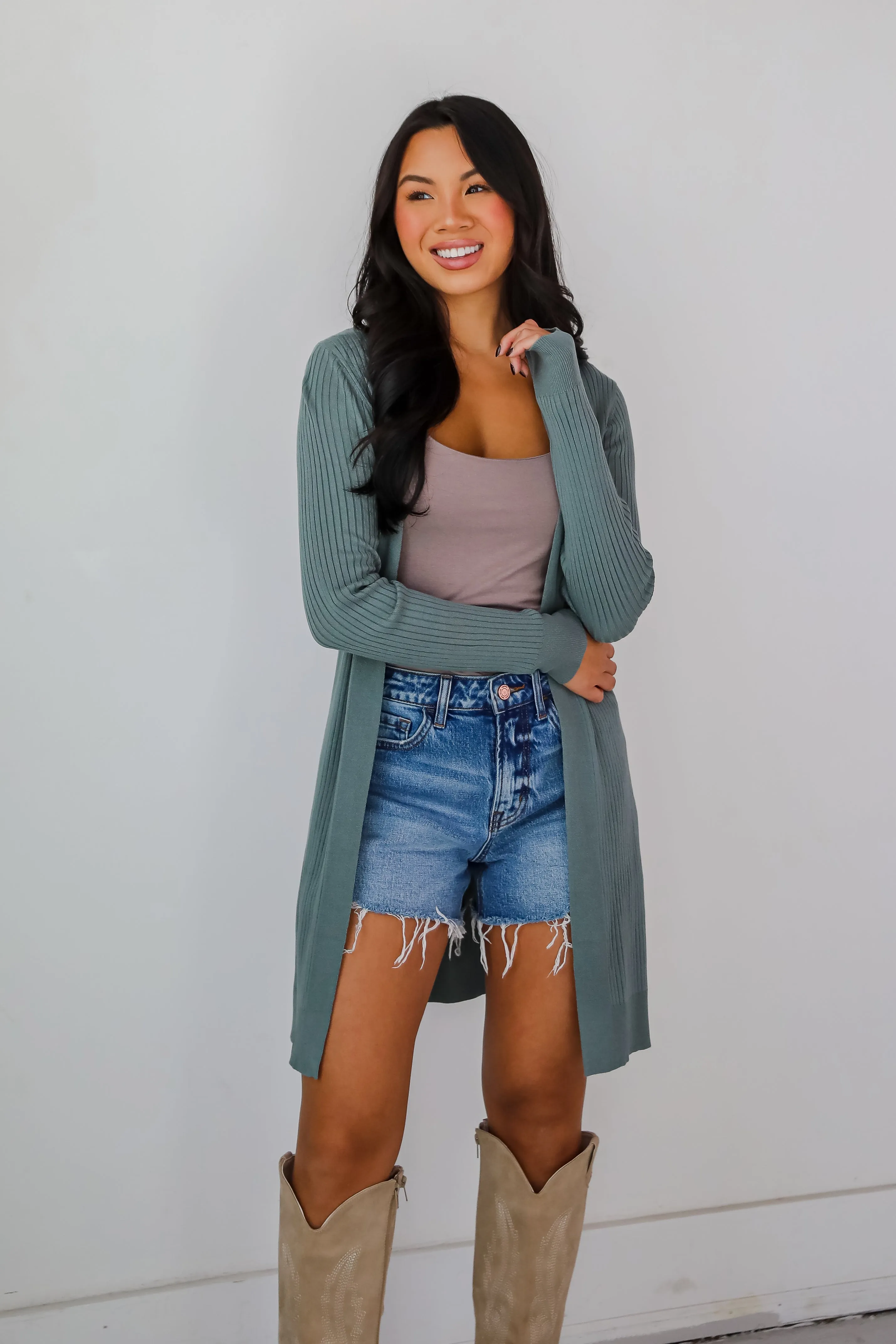 Sophie Ribbed Cardigan - DOORBUSTER