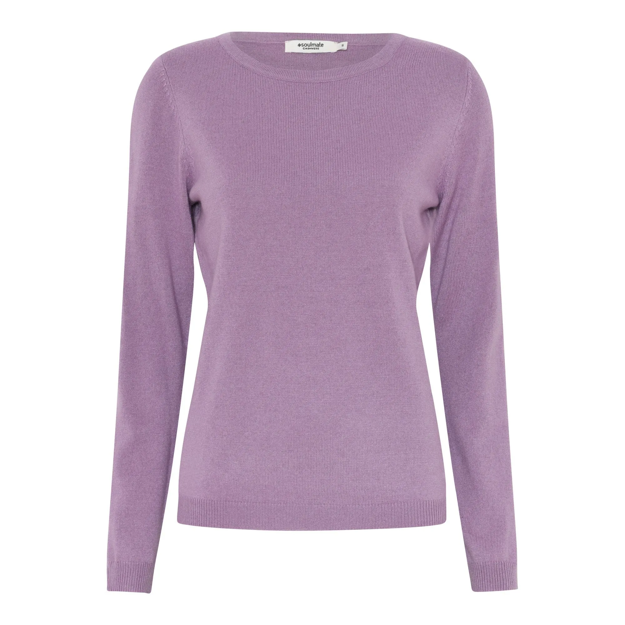 Soulmate - Cashmere Knit Pullover Malva