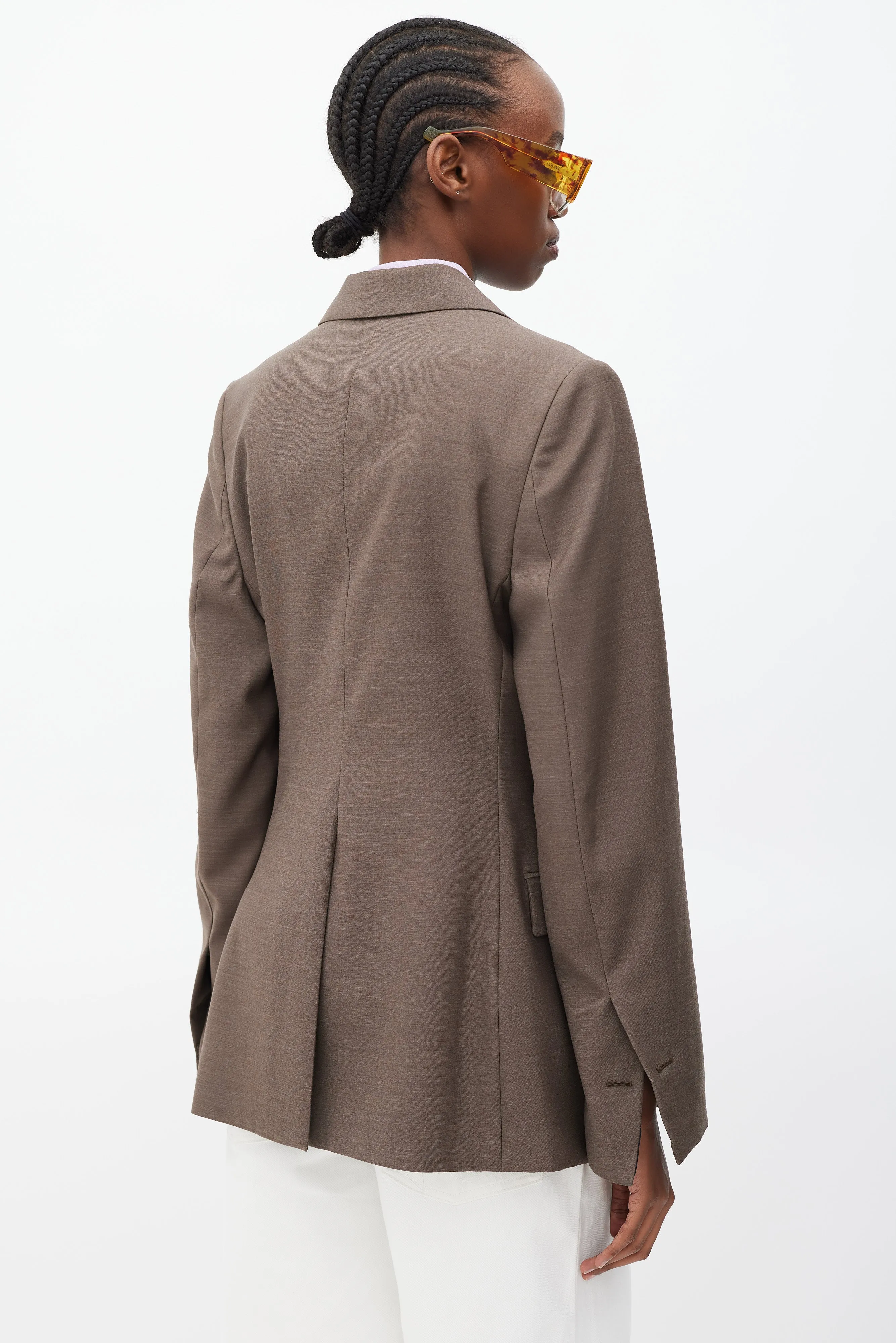 S/S 2020 Brown Wool Blazer