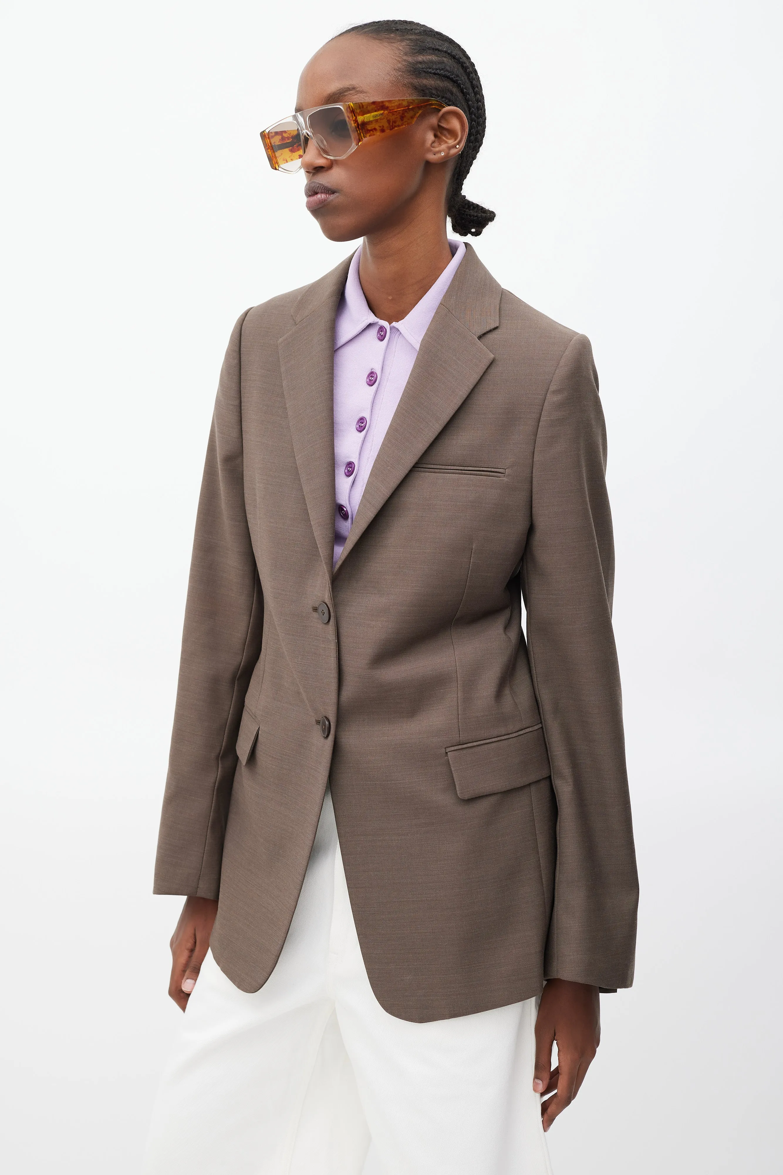 S/S 2020 Brown Wool Blazer