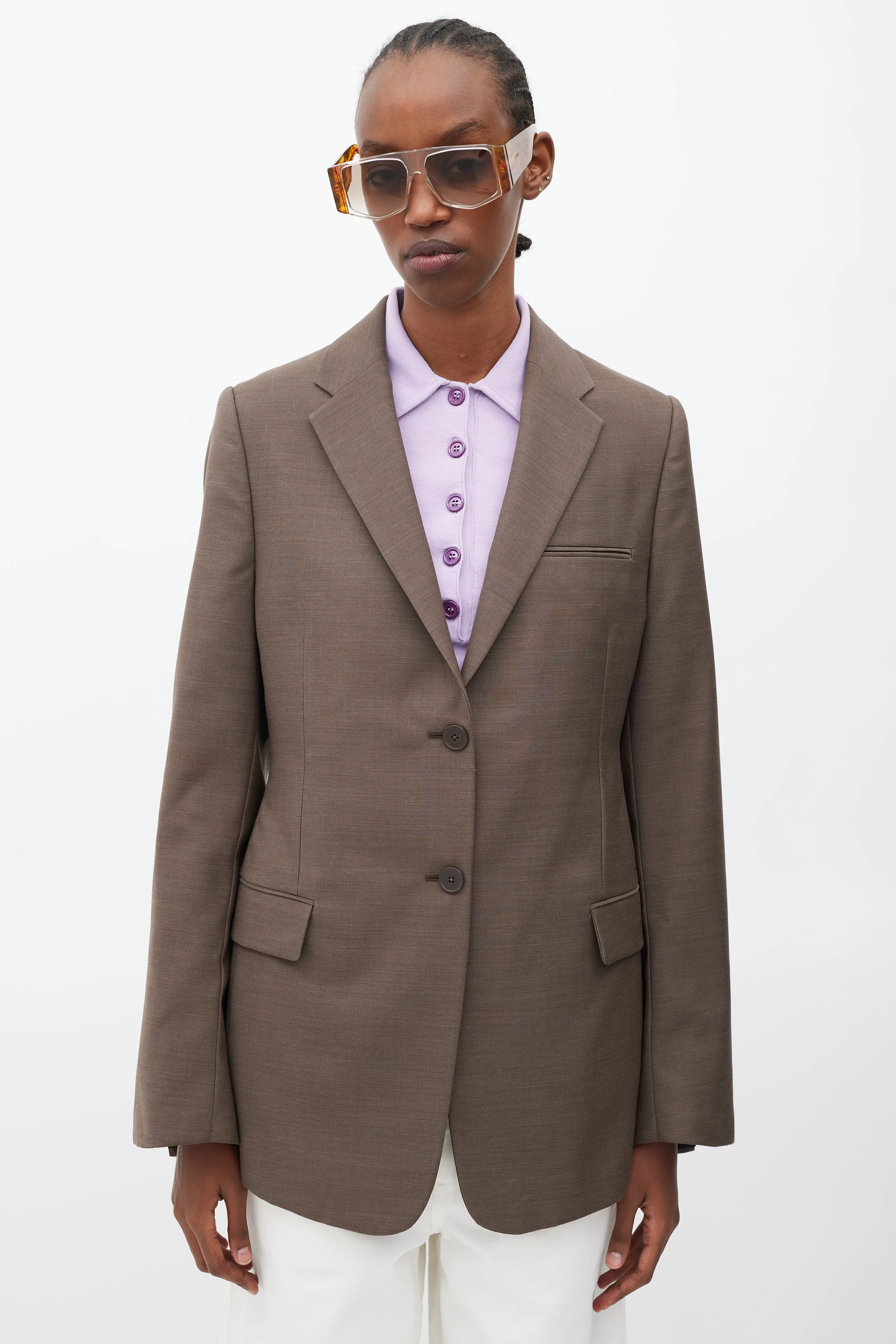 S/S 2020 Brown Wool Blazer