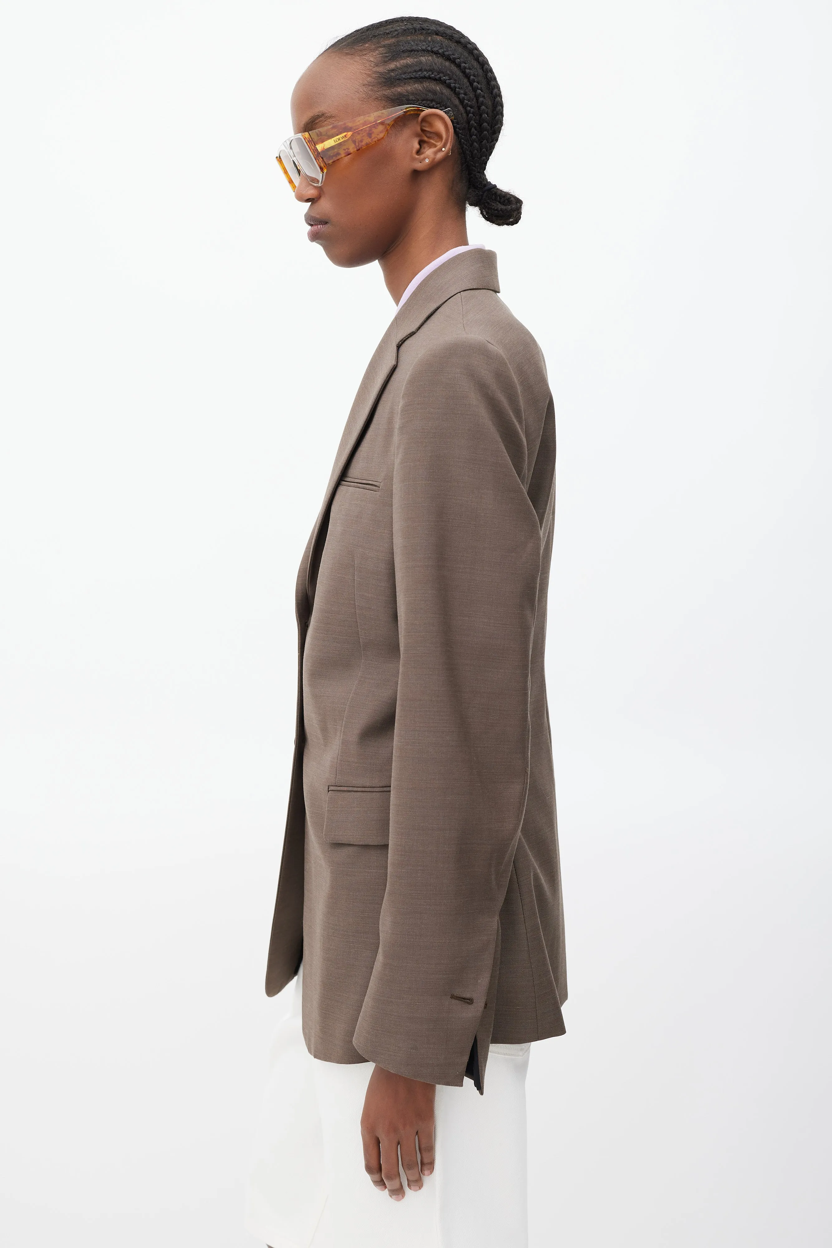 S/S 2020 Brown Wool Blazer