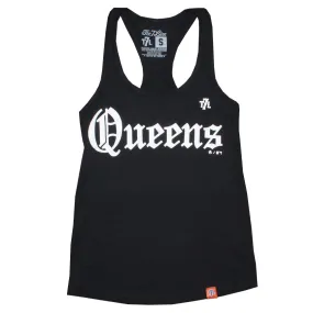 Straight Outta Queens (ladies tank top)