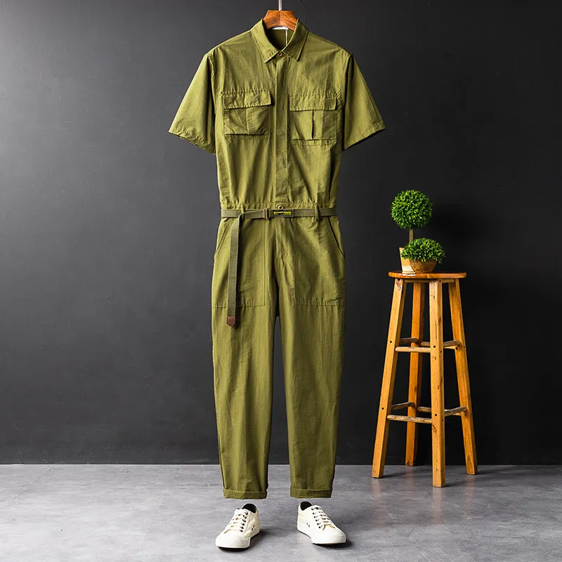 Summer Short Sleeve Casual Overall