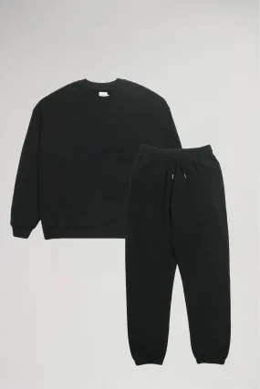 SUSTAIN BLACK SWEATER & JOGGERS SET