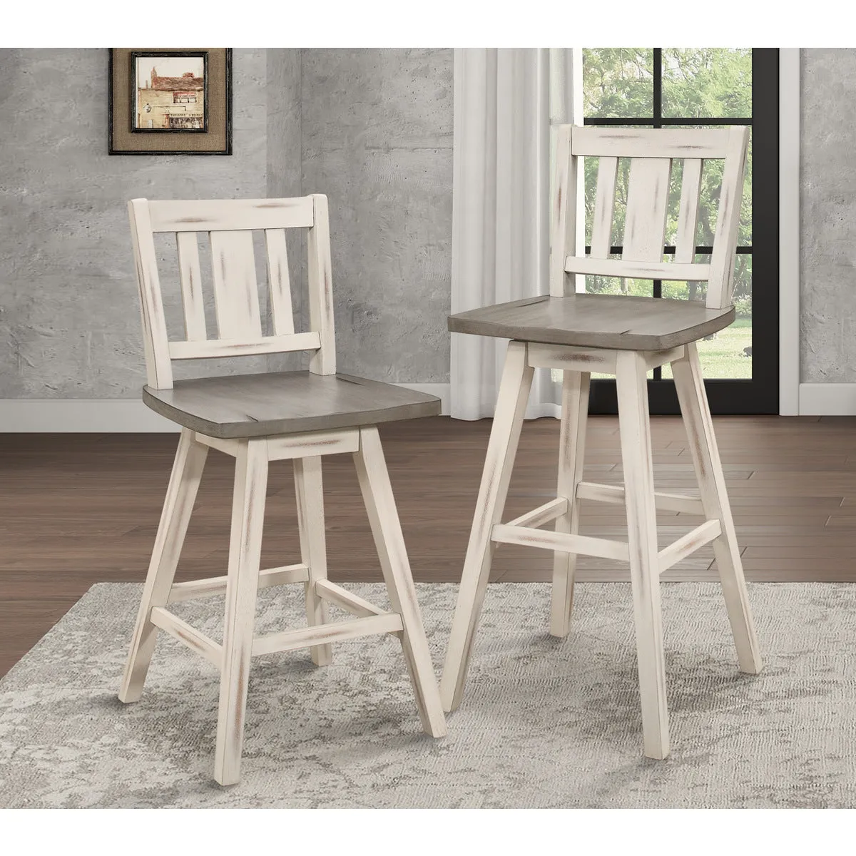 Swivel Heights Counter Chair - Set of 2