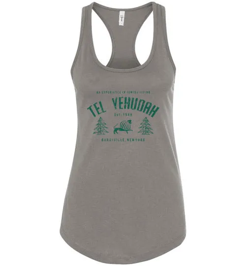 Tel Yehudah Racerback Tank - Vintage Logo