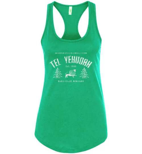 Tel Yehudah Racerback Tank - Vintage Logo