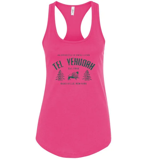 Tel Yehudah Racerback Tank - Vintage Logo