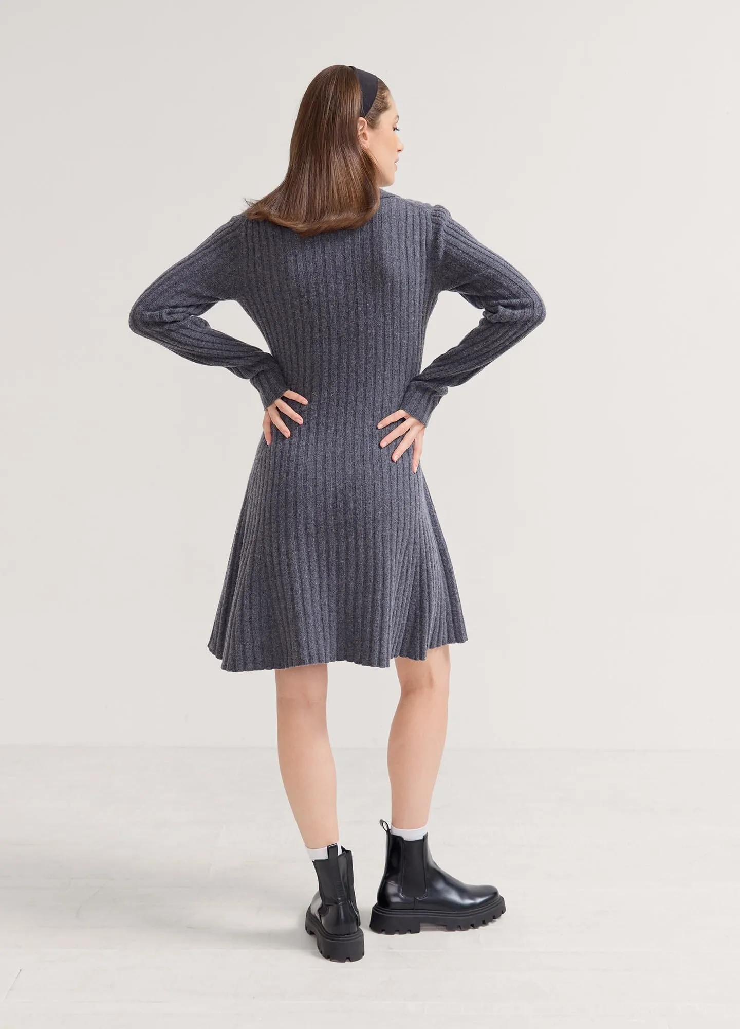 The Addie Polo Sweater Dress