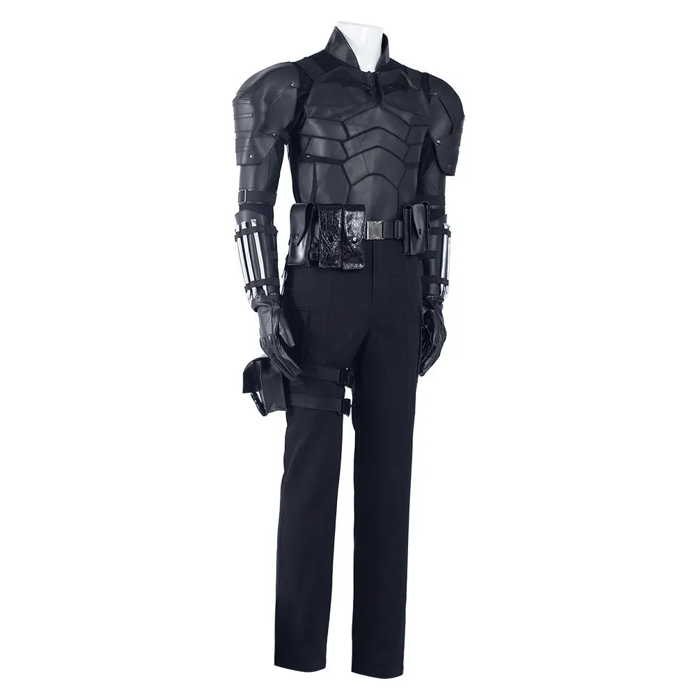 The Batman 2022-Bruce Wayne Pants Cloak Outfits Halloween Carnival Suit Cosplay Costume