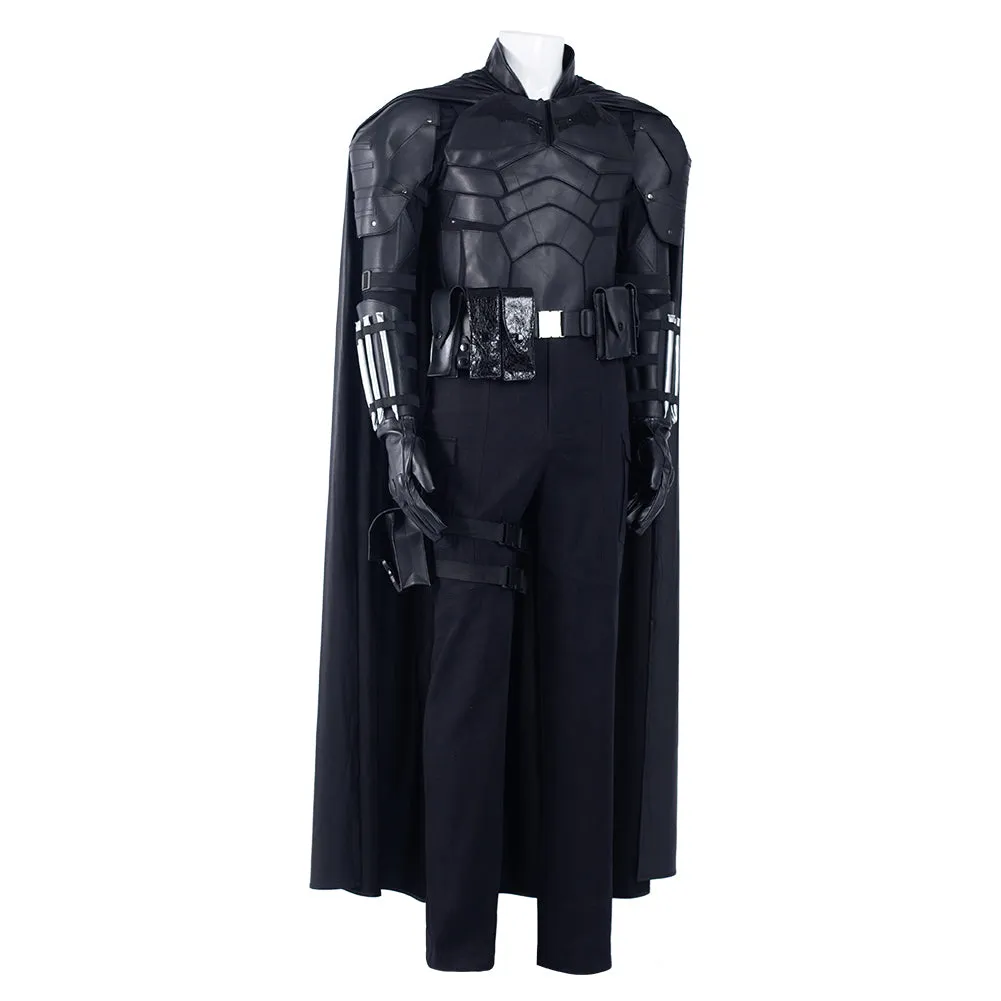 The Batman 2022-Bruce Wayne Pants Cloak Outfits Halloween Carnival Suit Cosplay Costume