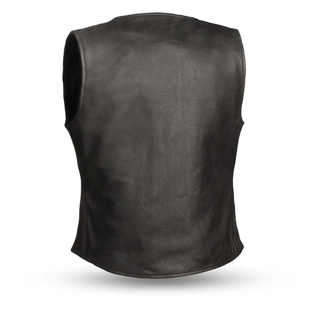 The Derringer - Women's Concealed Leather Motorcycle Vest