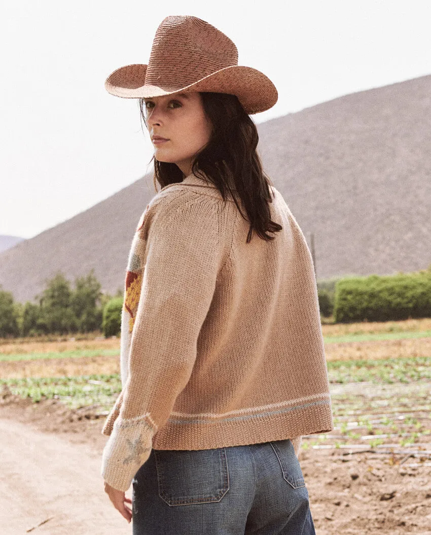 The Great - The Cowboy Lodge Cardigan in Tobacco