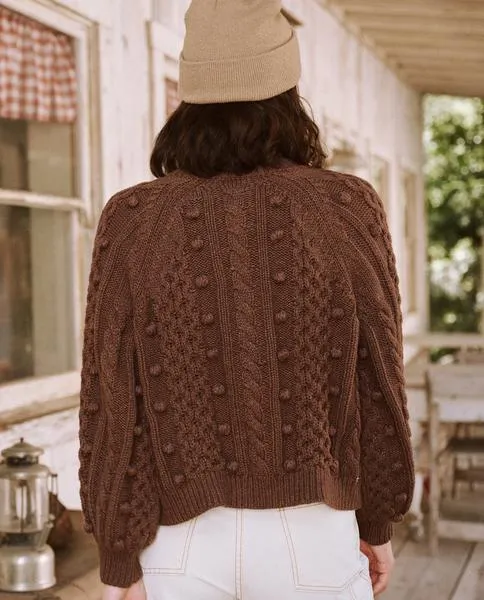 The Great - The Mountainside Cardigan in Dark Cedar