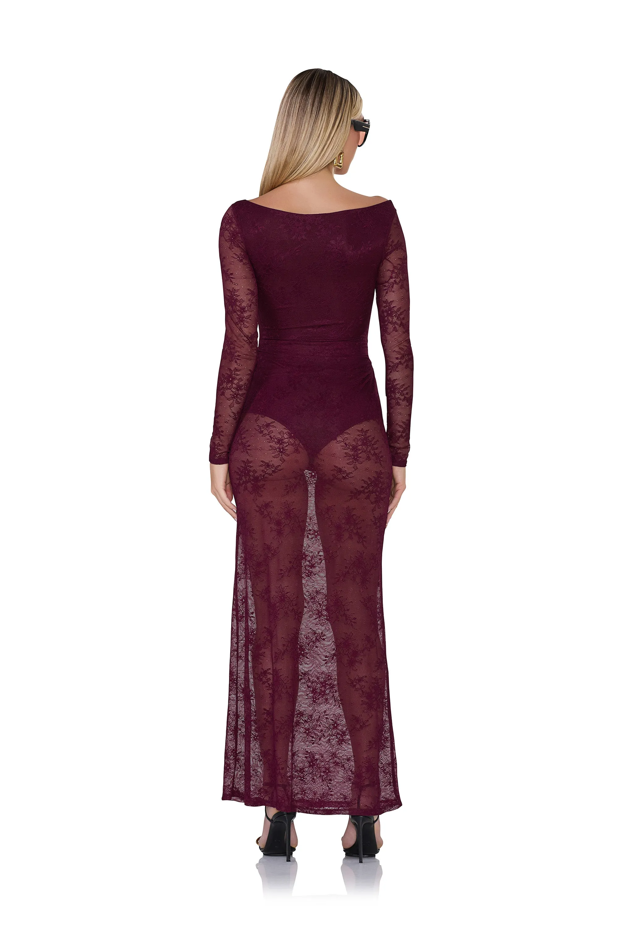 Trina Lace Dress - Fig