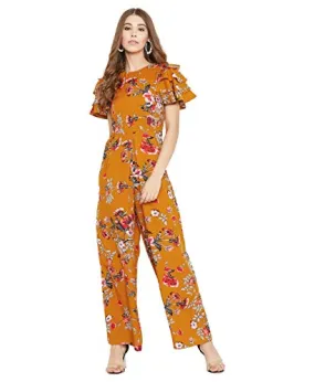 Uptownie Lite Women's Maxi Jumpsuit (Yellow,XX- Large)